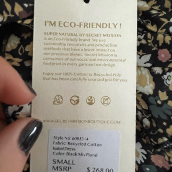 Boho Floral Minidress from Super Natural by Secret Mission - Picture 3 of 8